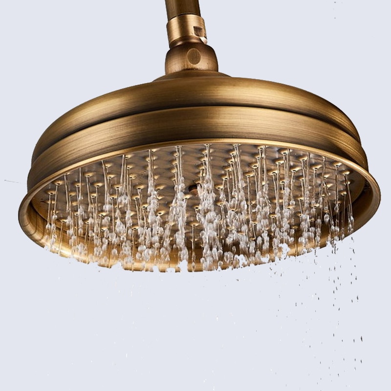 Antike Bronze- Durcheinander Duschkopf oben Über Kopf Wasserspar Badezimmer Dusche Spritzgerät Regendusche Köpfe Ksh009