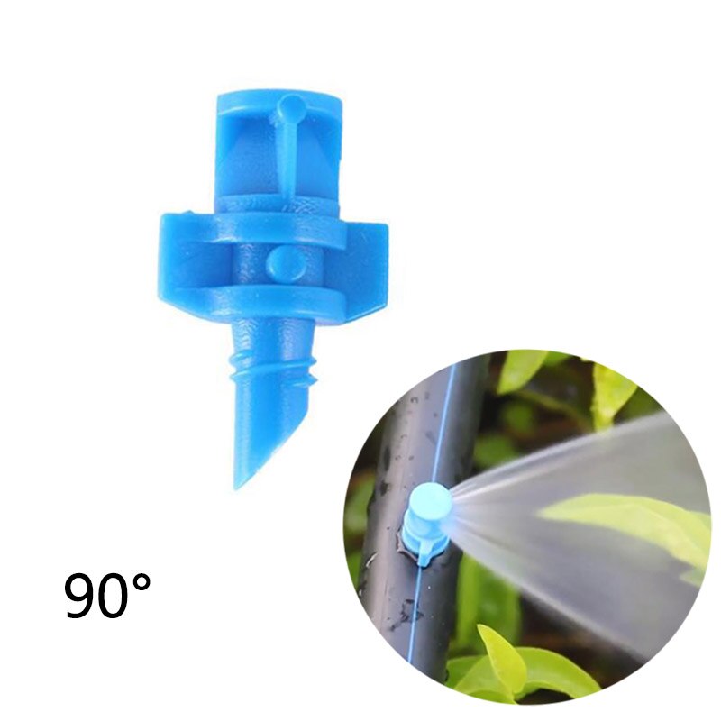 50x 90/180/360 Degrees Garden Watering Irrigation Simple Refraction nozzle Flower Mist water Threaded connection SprayerR1: 90 degree 50pcs
