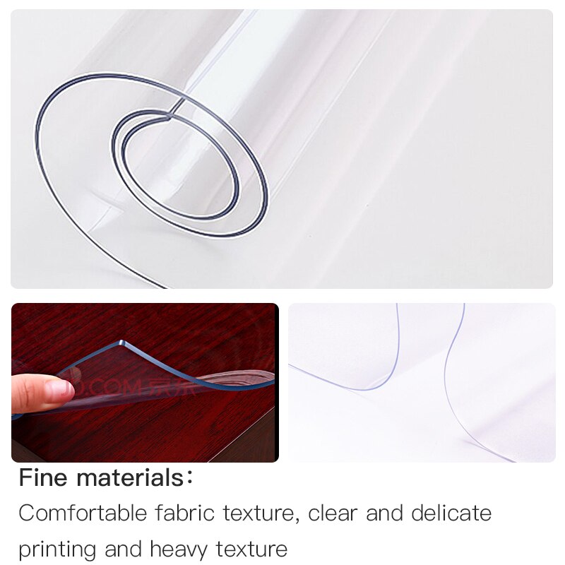 Table Cloth Rectangular Transparent Pvc Oilcloth for Table Waterproof Silicone Tablecloth Table Cover Soft Glass Living Room 1mm