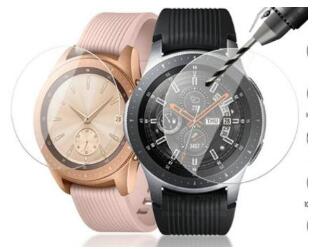 3 st för samsung galaxy watch 42mm 46mm klassiskt härdat glas skärmskydd skyddsfilm skydd anti explosion anti-shatter: Härdad film / För redskap  s2