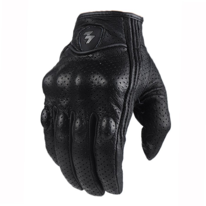 Sommar motorcykelhandskar män andas fullfinger motocross guantes skyddsutrustning motorcykel moto ridhandske läder säsong