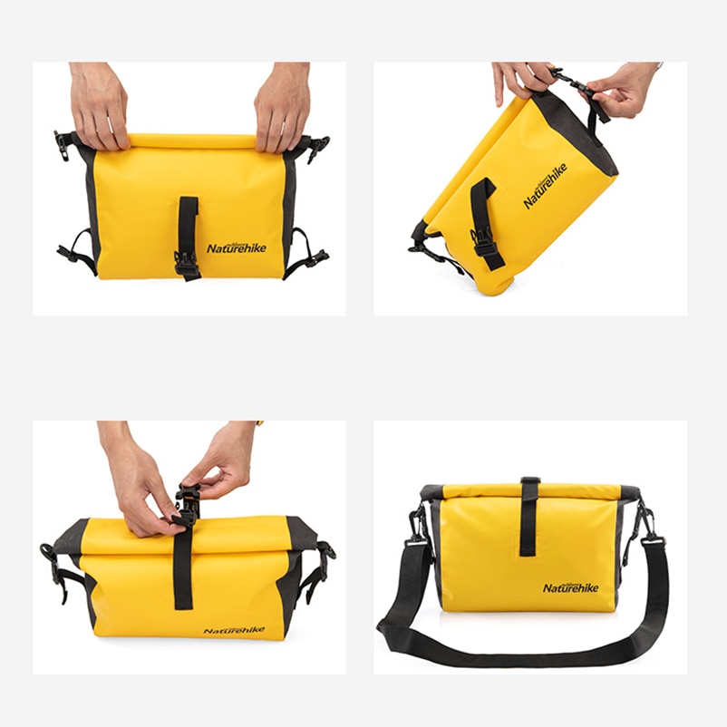 NatureHike Sling Waterproof Stuff Sack Roll Top Bag Drybag Waterproof Dry Sack for Kayaking Fishing Rafting Boating Beach Travel