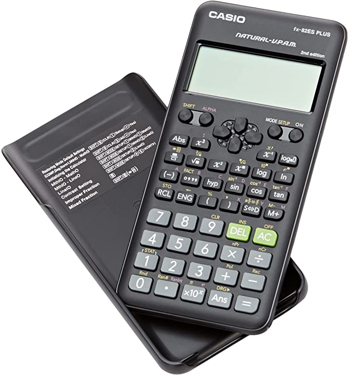 Calculadora científica Casio FX-82ES PLUS-2 2ªedicion 252 funciones 11 x 77 x 162 mm negro