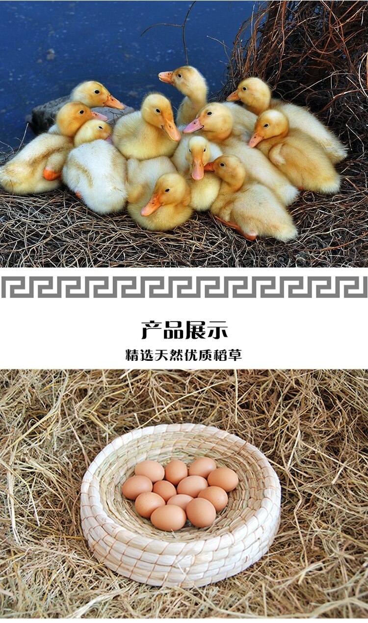 Nid de canard jaune, nid de poule, petit canard, nid d&#39;herbe, maison pour animal de compagnie, mignon