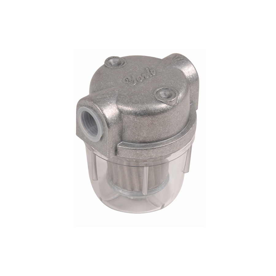 York oliefilter voor oliebrander, transparant, pc-cup , 1/4 " 3/8 ", klein dieselbrandstoffilter voor boiler , 25l/ uur