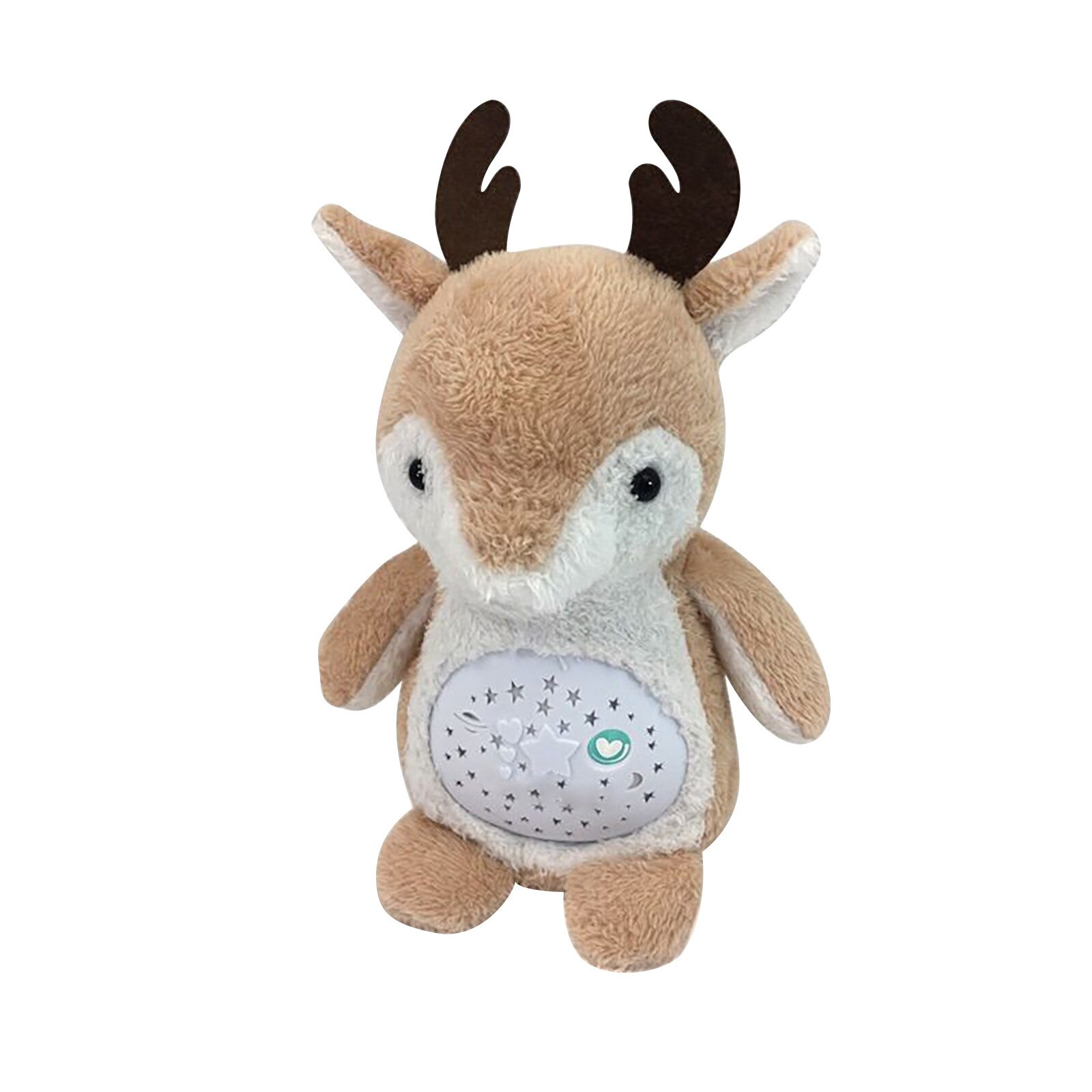 Baby Knuffels Kalm Pop Beer Witte Ruis Machine Slapen Projectie Speelgoed Dieren Knuffel Kerstcadeau Voor Kinderen: E