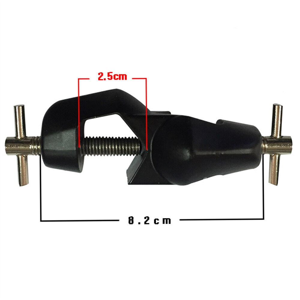 1 pc laboratoire Stand patron tête pinces Support laboratoire métal poignée Support Angle droit Clip