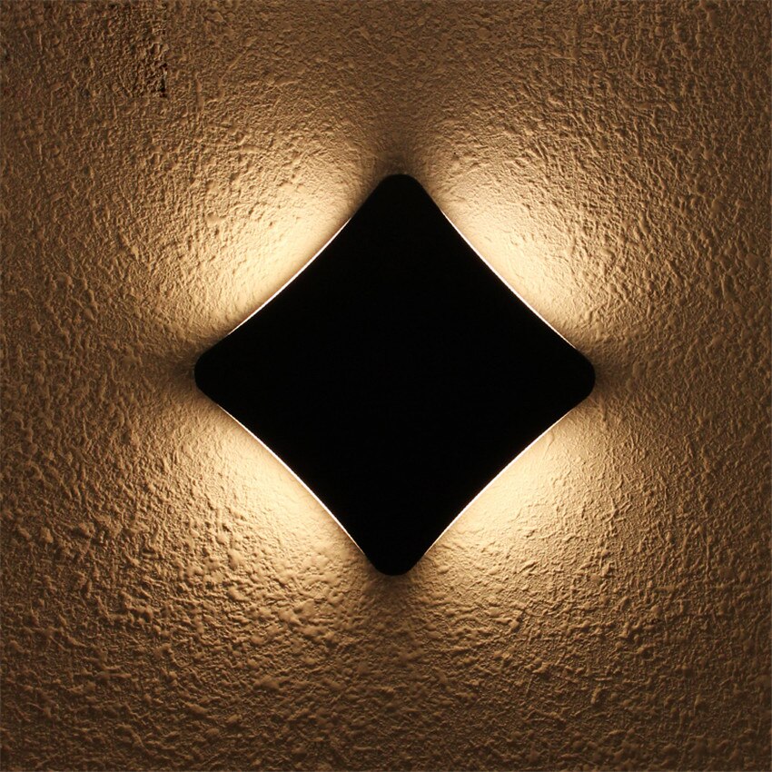 LED Outdoor Waterproof Wall Light 12W LED Garden Wall Lamp Aisle Light Exterior Wall Balcony Corridor Aluminum Lighting NR-61
