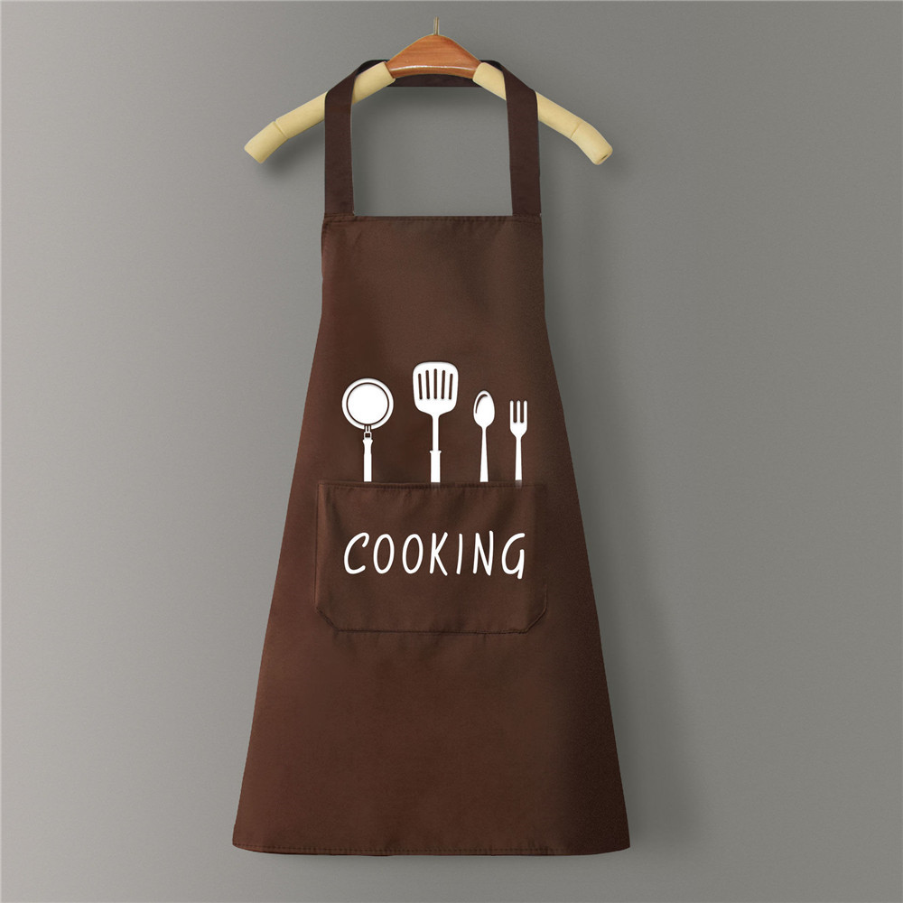 Kitchen Household Cooking Apron Men Women Oil-Proof Waterproof Adult Waist Coffee Overalls Apron Kitchen Accessories