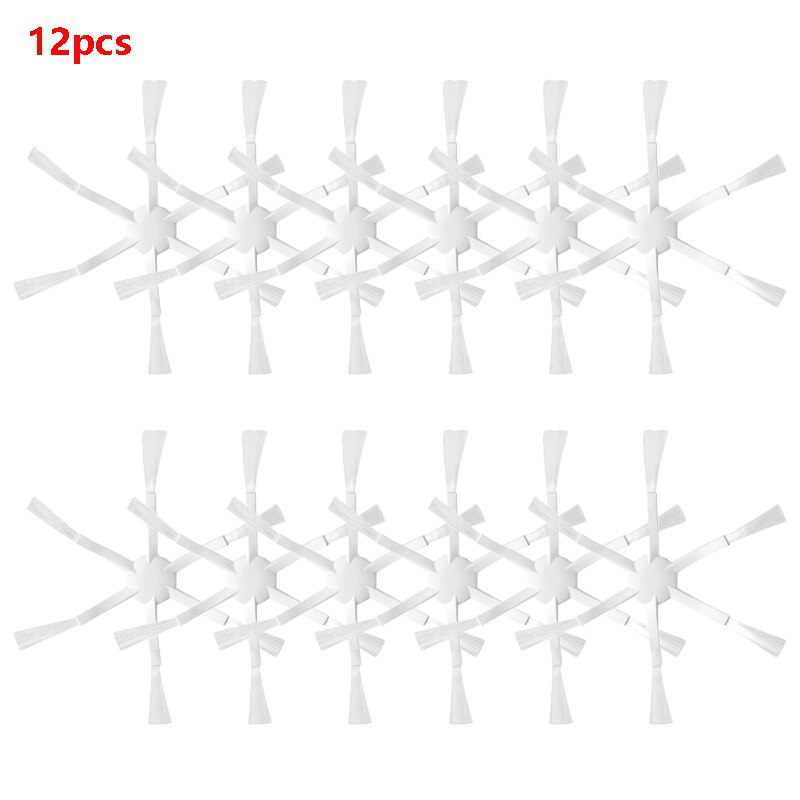 Vervanging Voor Xiaomi Mijia 1C 2C 1T Dreame D9 F9 L10 Pro L10 Plus Z10 Pro Stofzuiger 6-Arms Zijborstel Onderdelen Accessoires: 12pcs