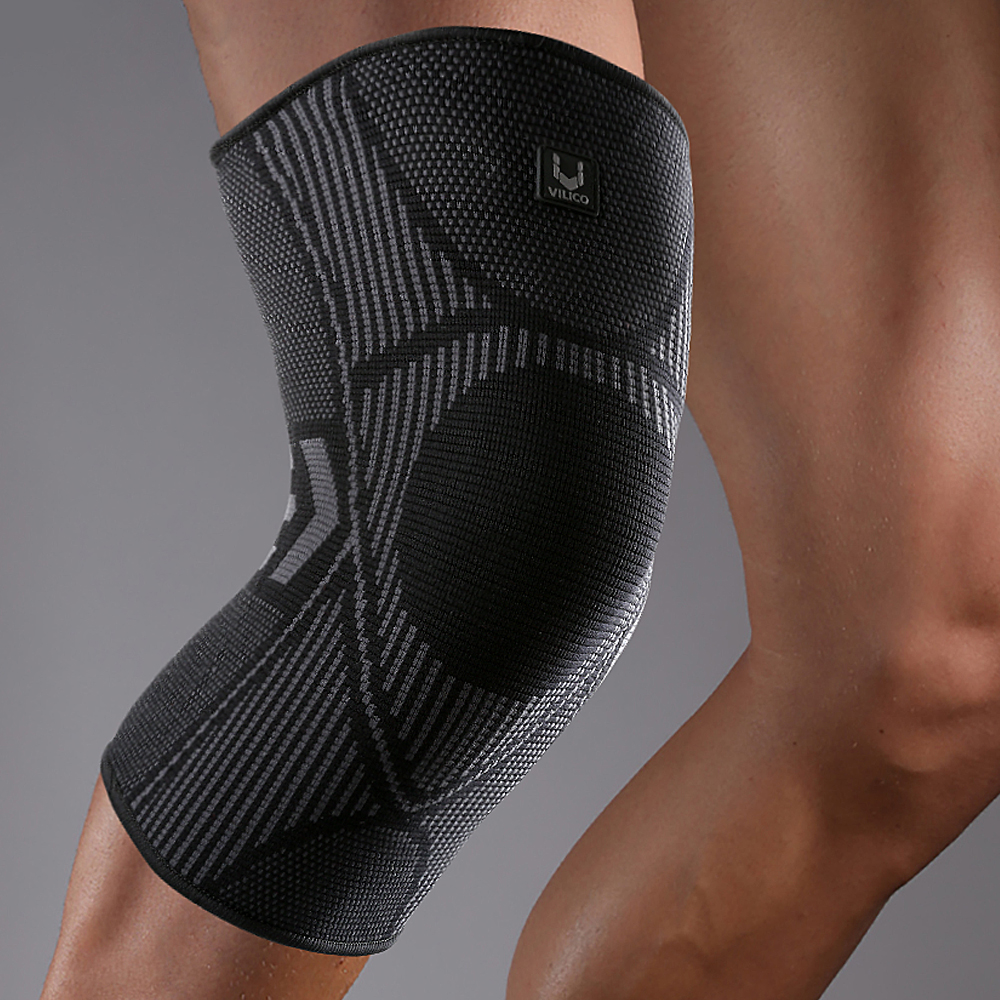 Professionelle Kniestütze, Kompressions-Kniebandage, rutschfeste Silikon-Kniestützen für Knieschmerzen, Meniskusriss