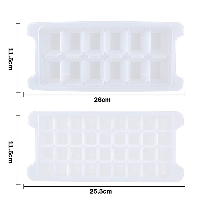 Food Grade 36/12 Cavity Silicone Bar Ice Cube Tray Mini Ice Cubes Small Square Mold Ice Maker Silicone Mold