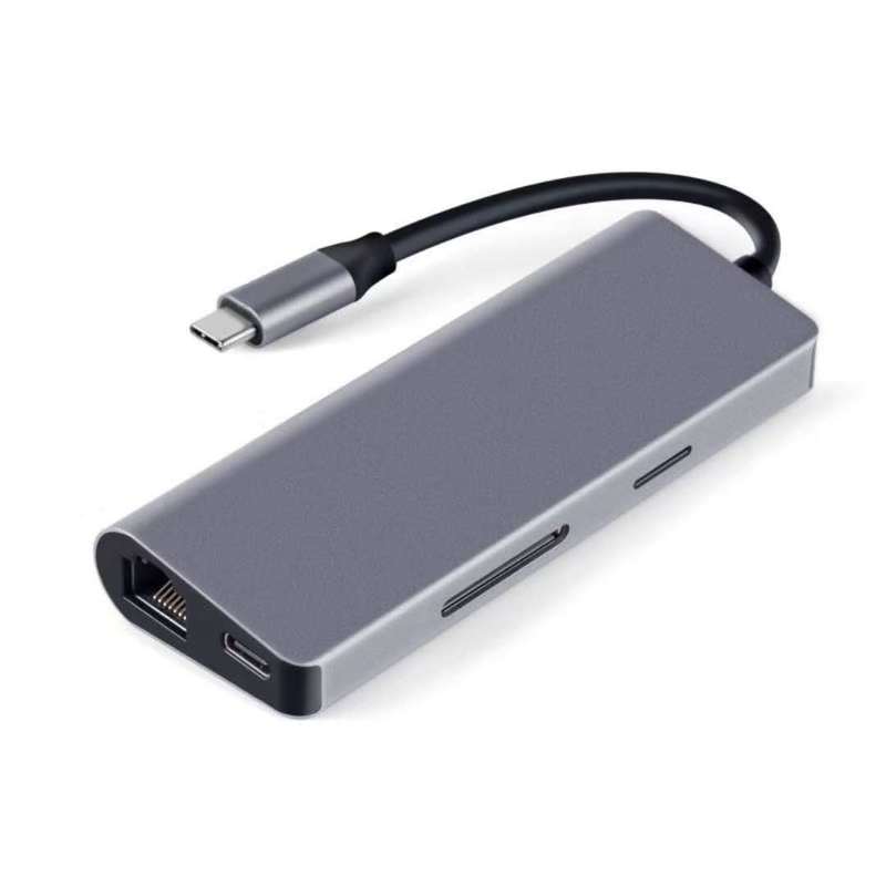 USB C Laptop Docking Station USB 3.0 HDMI RJ45 Gigabit PD Fealushon for MacBook Samsung Galaxy S9 /S8 / S8+Type C Dock station