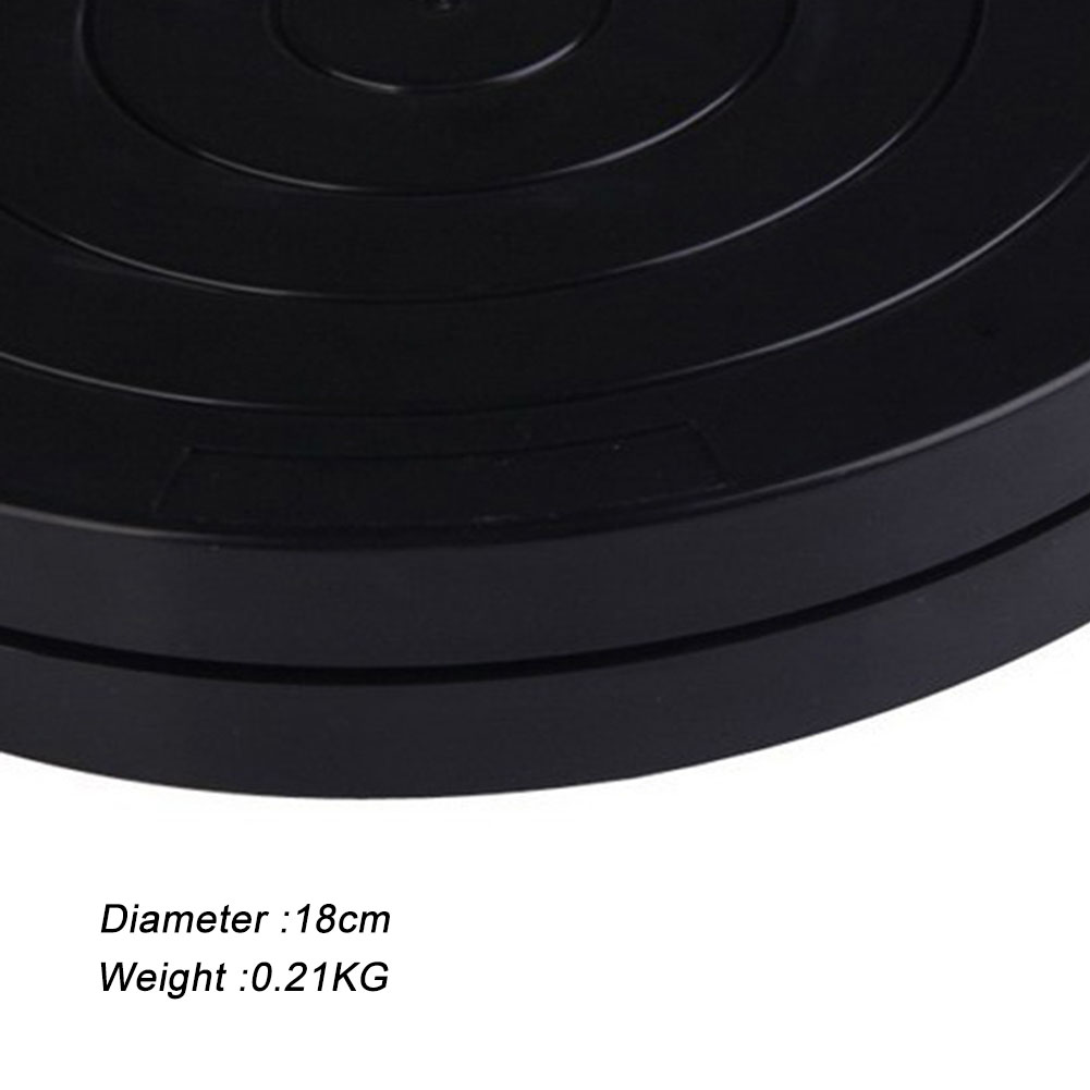 18cm Plastic Turntable Pottery Clay Sculpture Tools 360 Flexible Rotation B88