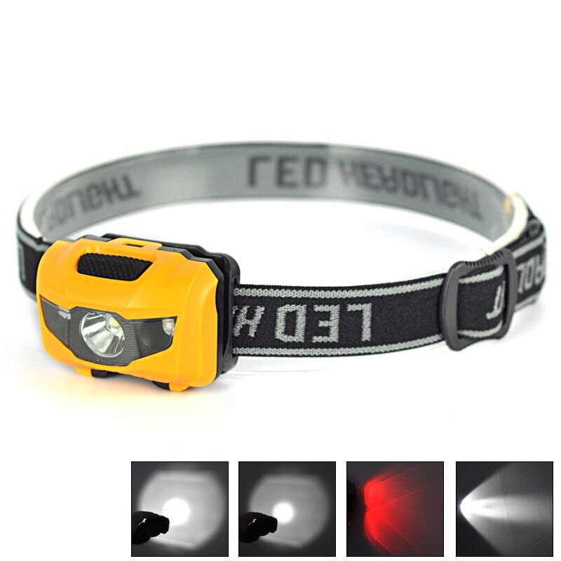 170 Degree Rotate 4 Mode Headlamp Waterproof LED Headlight Flashlight Head Lamp Torch Light WHShopping