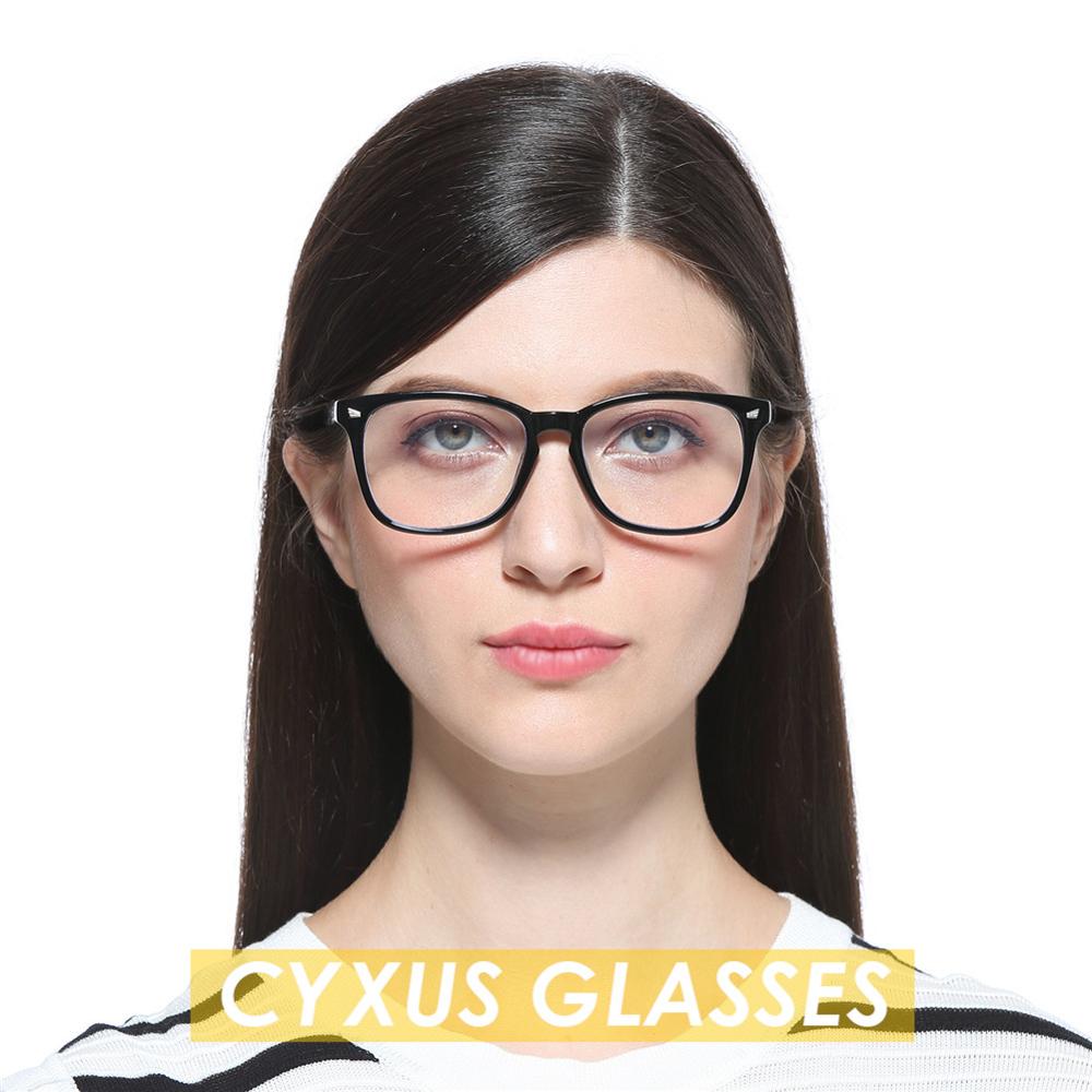 Gafas de ordenador con filtro de luz azul Cyxus para actualización de Marco TR90 antiocular para hombres/mujeres-8182/8282: Black Women
