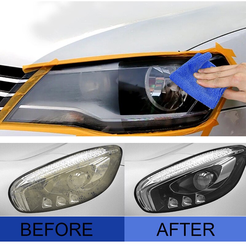 News 20ML Car Headlight Repair Coating Solution Repair Kit Oxidation Rearview Coating Headlight Polishing Anti-scratch Liquid