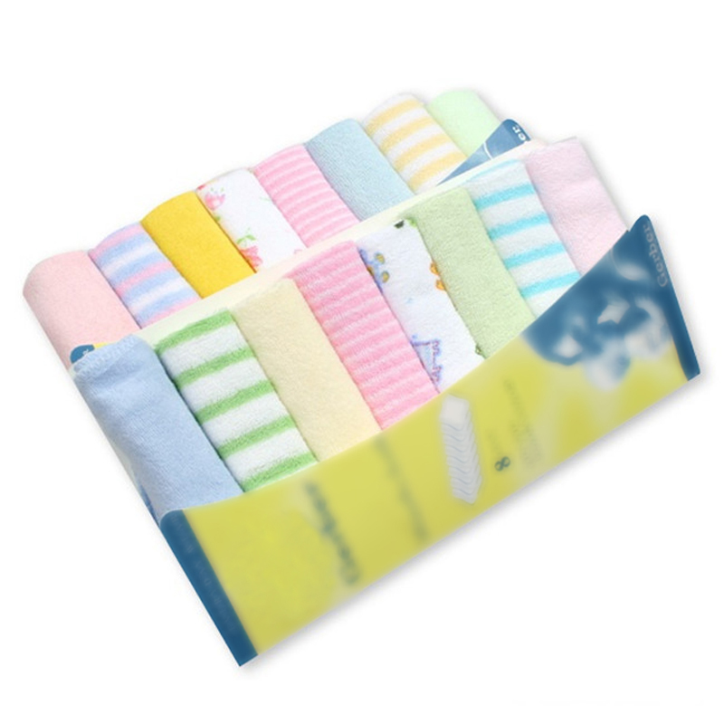 8 stks/pak Zachte Baby Badhanddoek Katoen Pasgeboren Washandje Feeding Veeg Kid Gezicht Doek Kinderen Zakdoek: Default Title