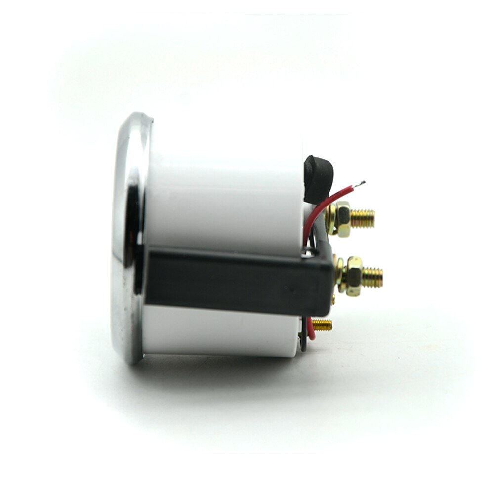 Triple Kit 52mm Oil Temp Oil Pressure Volt Gauge Meter White Face Chrome Kit With Sensors