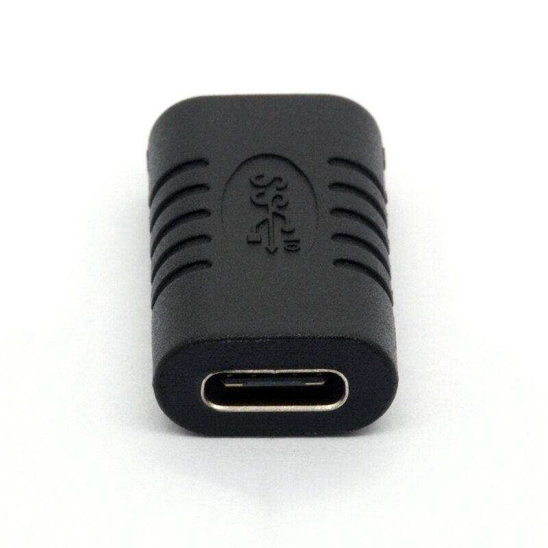 USB C Adapter Female to Female Type C Adapter Straight Tiny USB-C Adaptor USB 3.1 Type-C Connector Converter