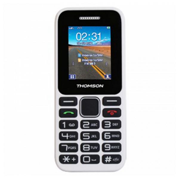 Mobiele Telefoon Voor Oudere Volwassenen Thomson TLINK11WHT Wit