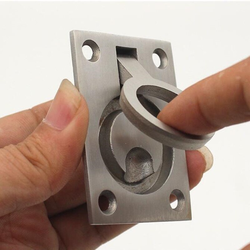 Durevole acciaio inossidabile marino barca ponte boccaporto a filo maniglia di sollevamento anello manopole per porte maniglie anello di trazione hardware per yacht