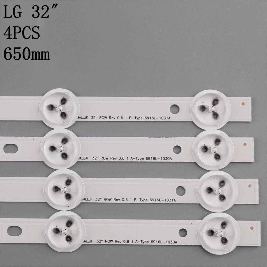 LED Backlight strip 9 Lamp for Tiras TV 32LM3400 32LS3400