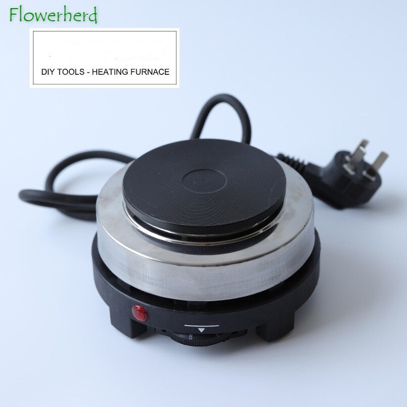 Mini fornalha de aquecimento elétrico, forno de aquecimento perfumado diy, fornecimento de velas especiais para fabricação de cera: Heating furnace
