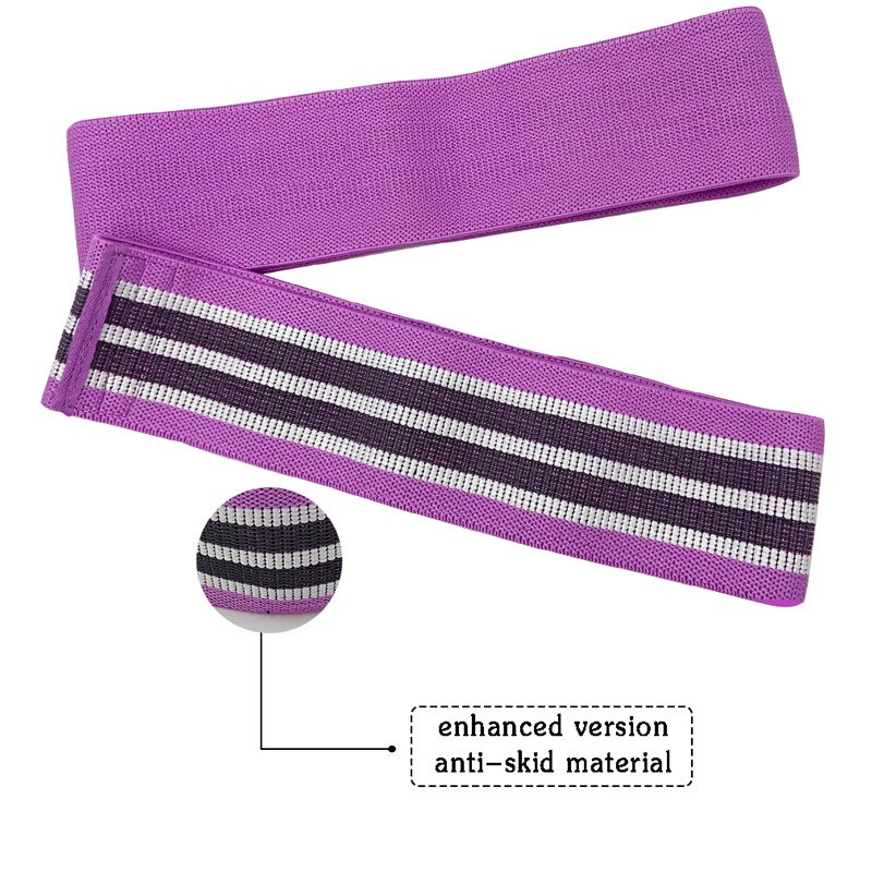 Resistance band Exercise Gym Strength Resistance Bands Expander Pilates Rubber Fitness Mini Band Crossfit Workout Equipment: purple