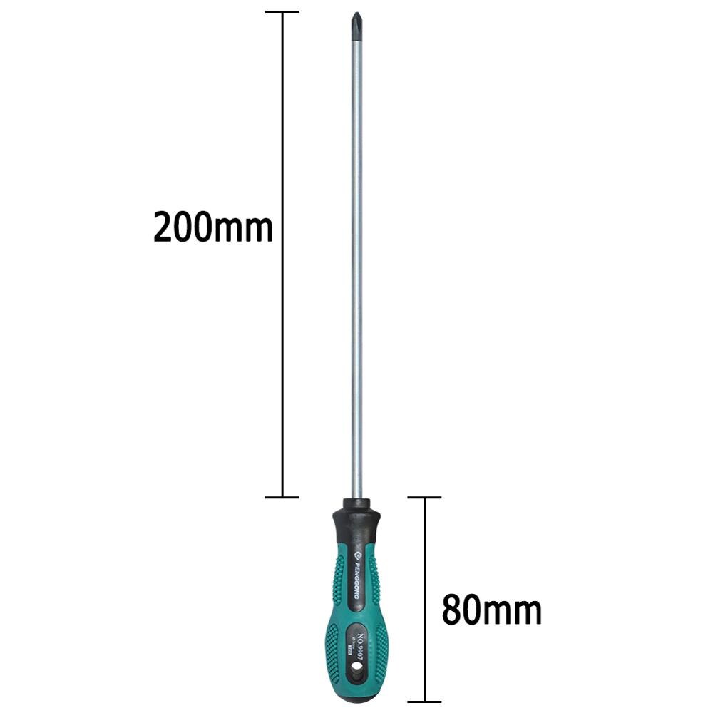 Dual Screwdriver Removable Double-Use Screwdriver Hand Tool Chrome Vanadium Steel Repair Tool Handle Screw Driver 7cm/2.76in: B