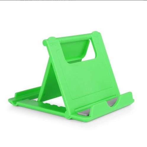 Estante organizador para el hogar, Mini soporte de escritorio para teléfono móvil y tableta, ajustable, plegable, soporte para teléfono inteligente, soporte para teléfono móvil: green