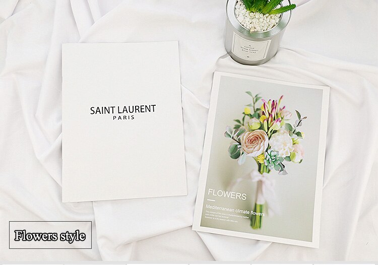 mote engelsk magasin maleri album gjør-det-selv fotografi utsmykning ins studio fotografering fotografering bakgrunn rekvisitt fotografia: Blomster stil