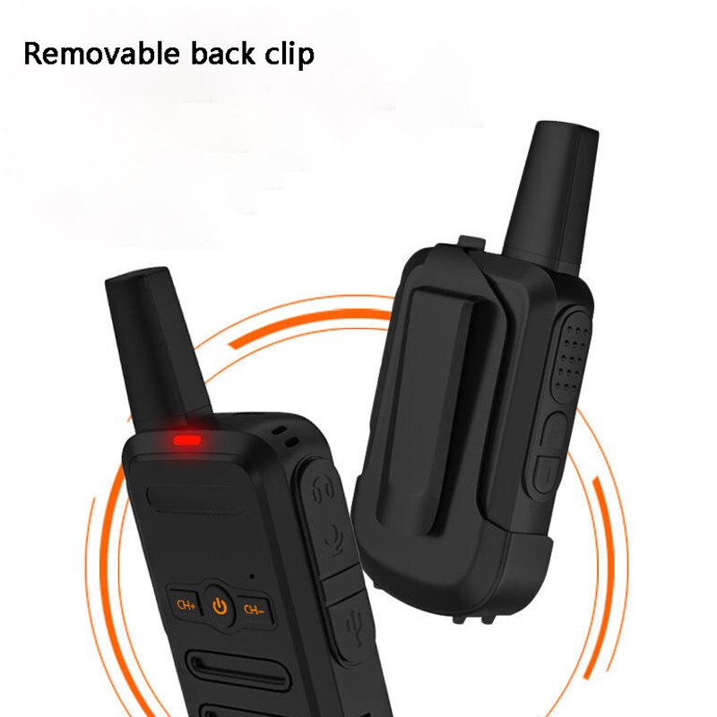 Walkie-Talkie Q2 Mini Outdoor Bouwplaats High-Power Handheld Kilometer Hotel Een Paar Kleine Walkie-talkies 50 Civiele