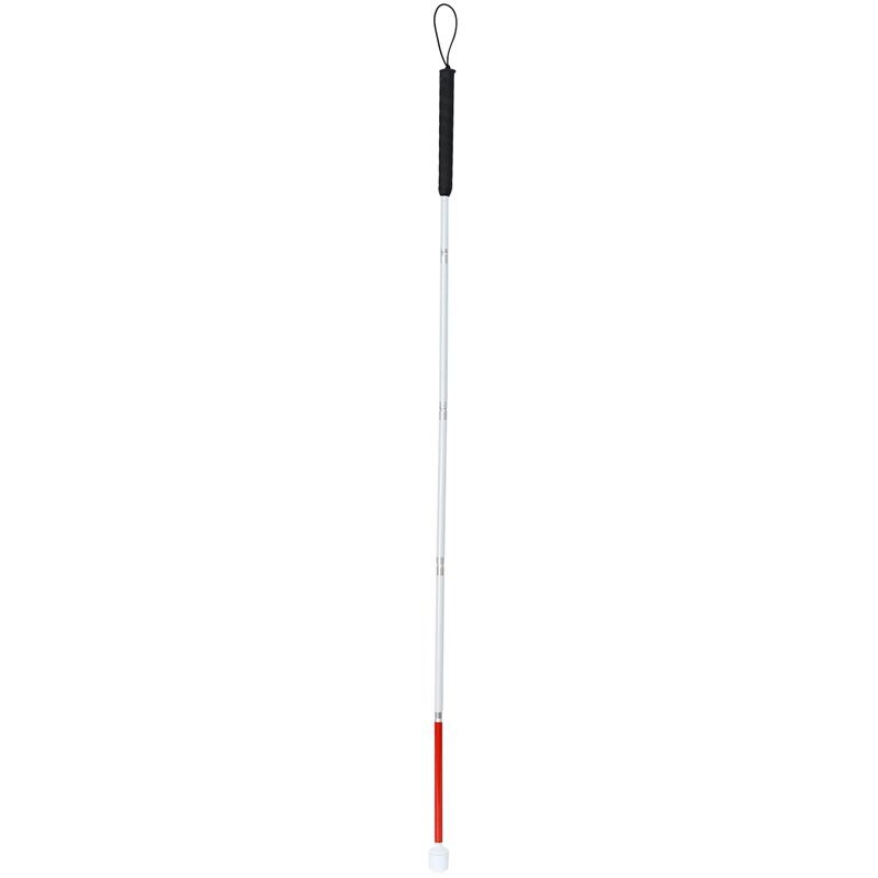 Aluminum Folding Cane 4-Sec Folding Cane with Rolling Tip for Blind Walking Stick