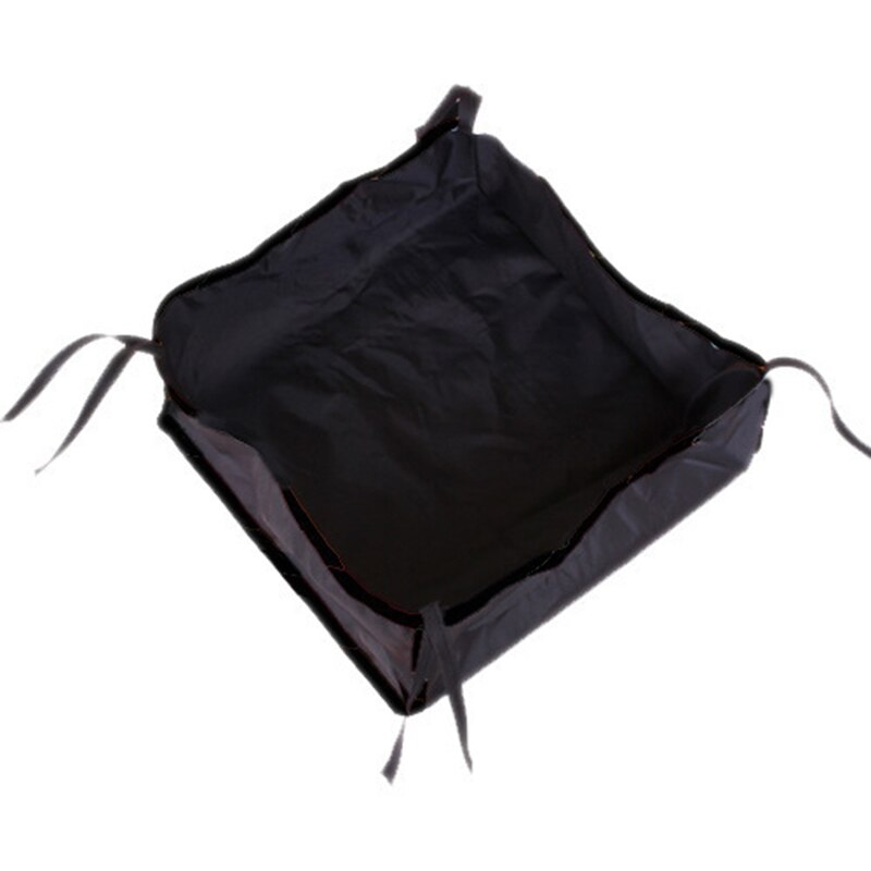 Kinderwagen Mand Pasgeboren Wandelwagen Opknoping Mand Baby Kinderwagen Accessoires Kinderwagen Bodem Mand Portable Organizer Bag: Black 29x29cm