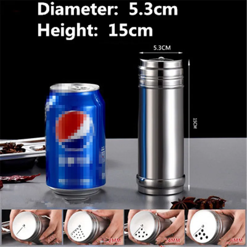 Caja de condimentos para barbacoa, tarro de comino, tarro de condimentos comercial, Caja de almacenamiento de especias, estante de especias, tarro de pimienta, pulverizador: 4