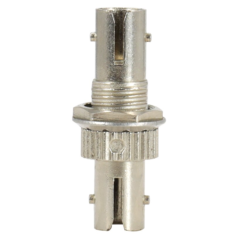 50PCS ST-ST Fiber Optic Connector Adapter ST UPC/PC SX SM Flange Fiber Optical Connector Coupler