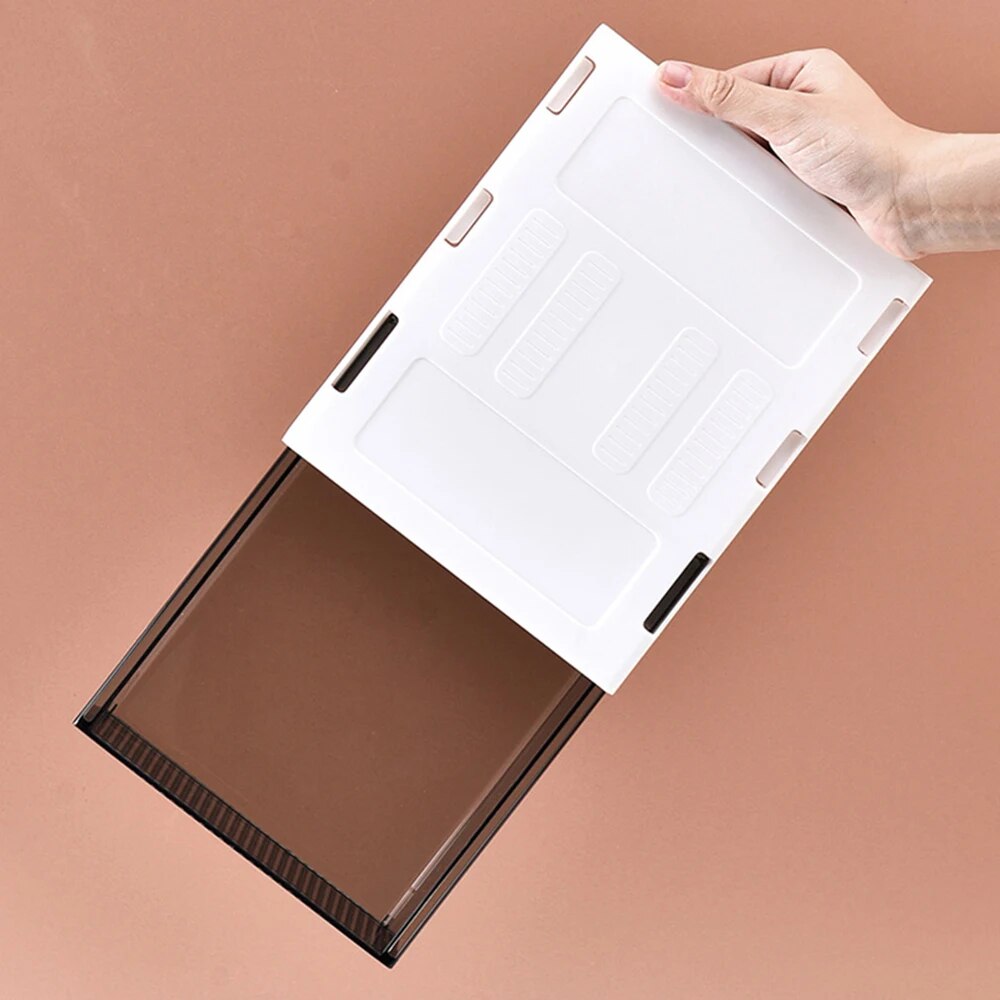 1PC Kantoor Kast Onder De Tafel Opberglade Uitschuifbare zelfklevende Lade Opbergdoos Verborgen Huishoudelijke Artikelen