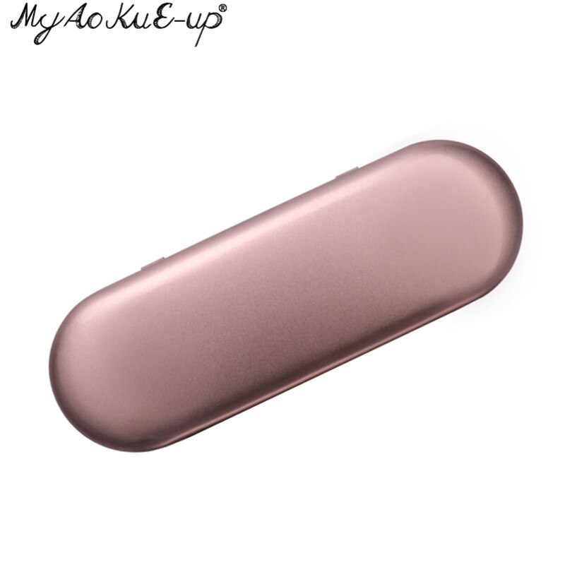 Caja de almacenamiento de pinzas para extensiones de pestañas, contenedor de almacenamiento sellado activado, estuche de pinzas para pestañas, herramientas de maquillaje: Pink