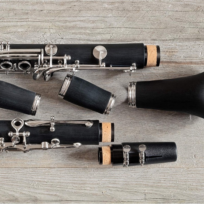27 stk. udskiftningssæt til klarinetinstrument tilbehør, inkluderer 10- kork tilslutningskork og 17 træblæsere