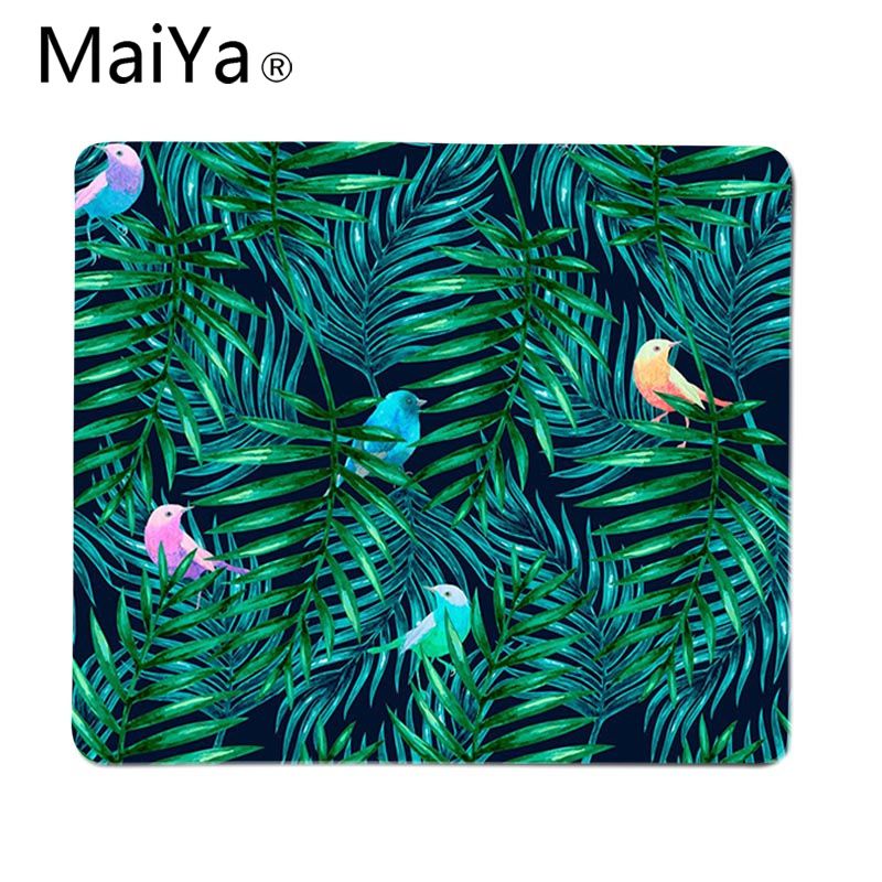 Maiya Top Banana Tree Green Leaves Palm Beautiful Anime Mouse Mat Large Mouse Pad Keyboards Mat