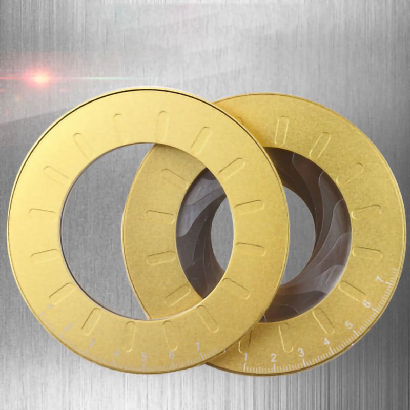 High Multi-function Stainless Steel Adjustable Drawing Ruler Disc Drawing Round Tool