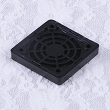 YCDC plastikowa komputer stancjonarny skrzynki pokrywa wentylator plastikowa pyłoszczelna siatka filtr pyłowy osłona 40mm 60mm 80mm 90mm