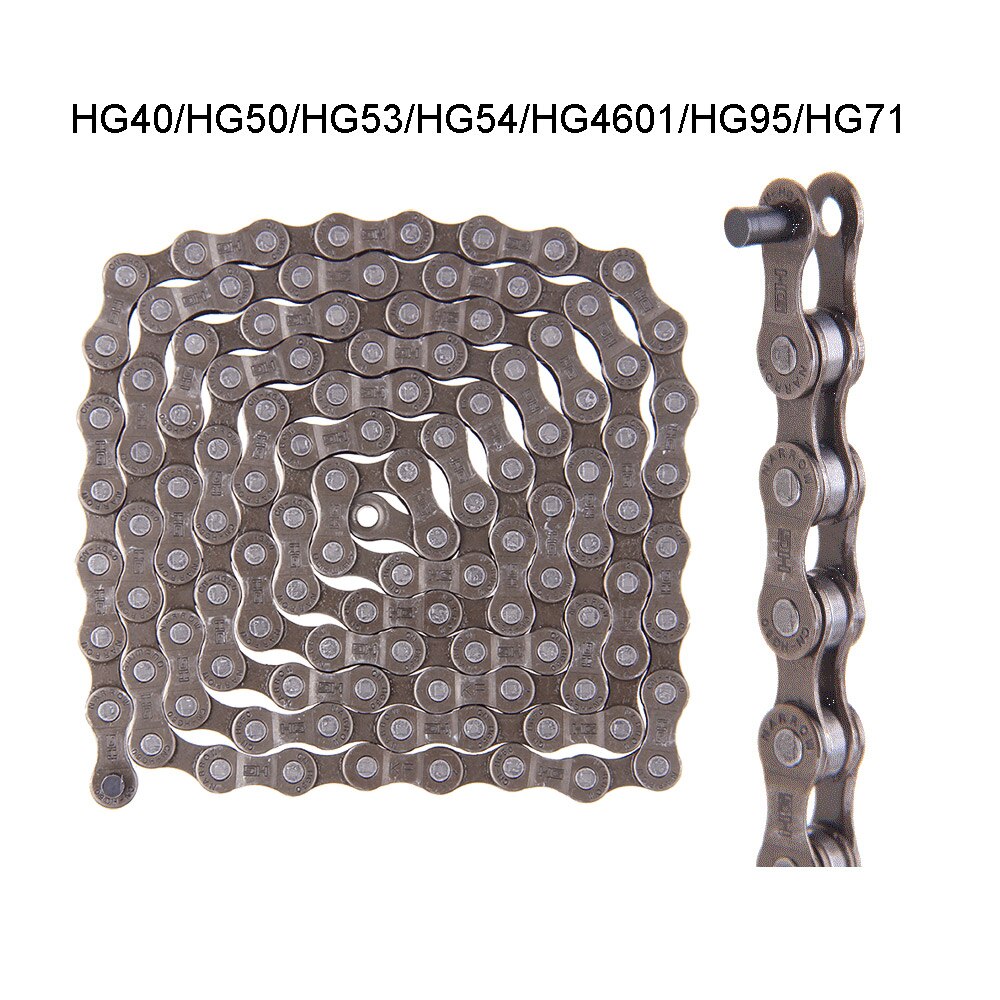 Cadena de bicicleta de montaña SHIMANO, cadena para CN-HG40, HG50, HG53, HG54, HG71, HG4601, 6/7/8/9/10, velocidad 112/114, enlace