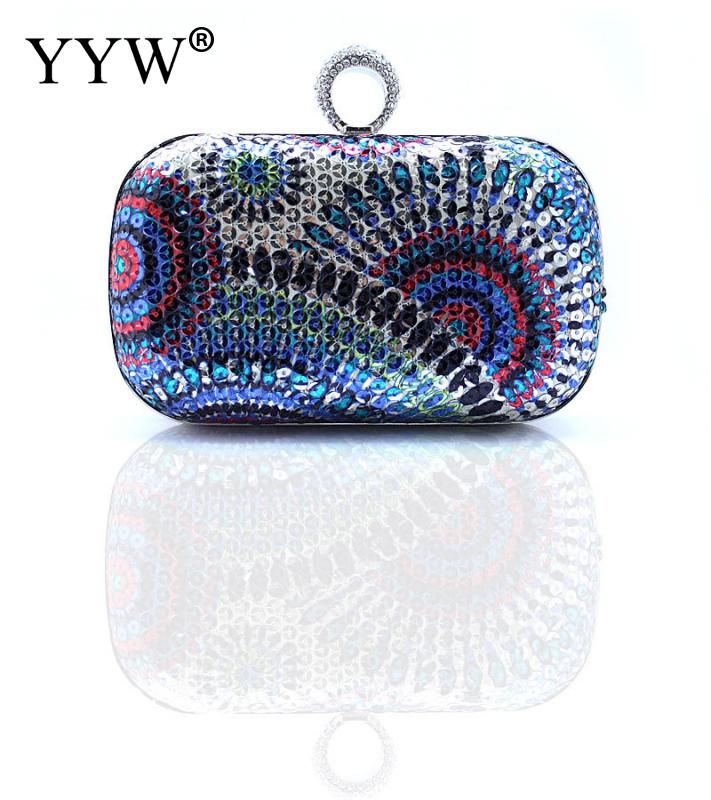 Sequin bonito pequenas bolsas de casamento feminino clutch bag com strass padrão geométrico sacos de embreagem feminino: number 5