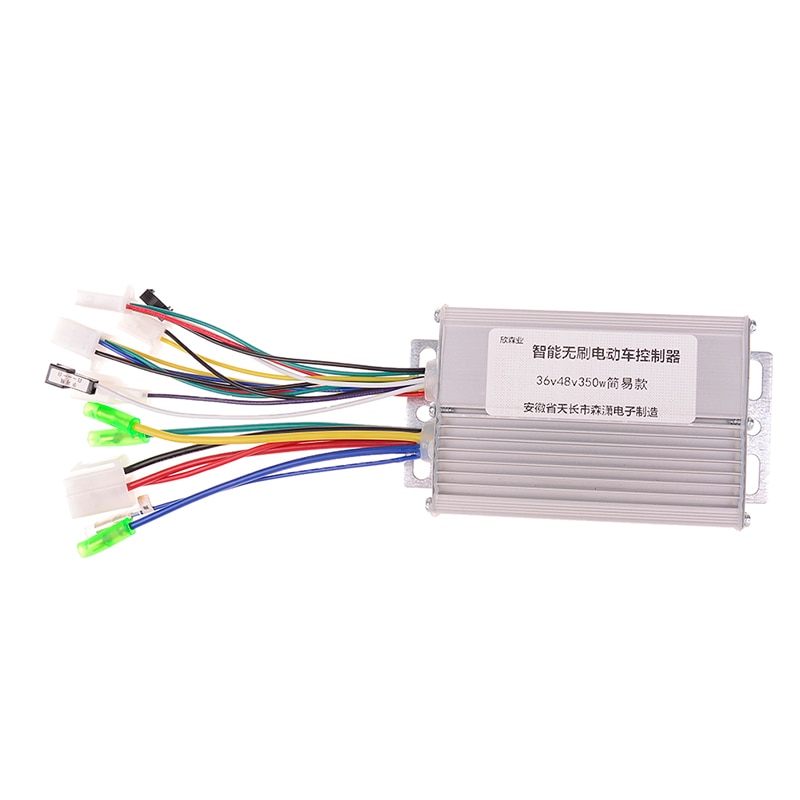 1 sztuk bezszczotkowy sterownik silnika DC elektryczny wioślarz e-rower skuter 36V/48V 350W DC