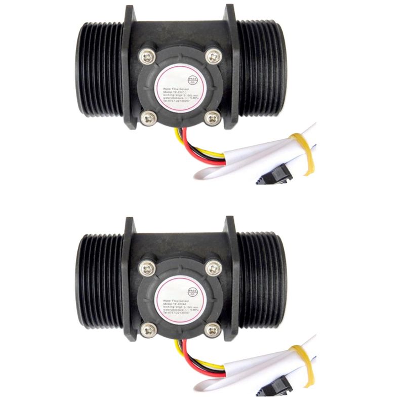 DN40 DN50 Water Flow Sensor Hall Flowmeter Meter Counter Instrument Measurement 11NOV9