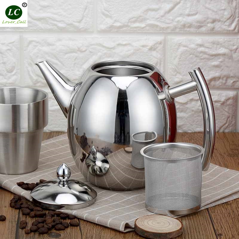 Tee Wasserkocher topf mit Filter Mini Wasserkocher Schreibtisch gebrauch Induktion arbeit 1/1,5 Liter Wasserkocher Küche kochgeschirr