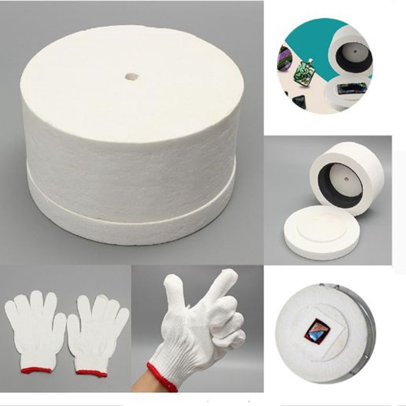 Big set of 2 microwave glass kiln for fused glass in microwave kiln 2pcs/lot small & large kiln