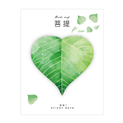 30Pcs Mini Simulatie Natuurlijke Plant Blad Notitie Memo Pad Note Planner Sticker Japanse Briefpapier School Kantoorbenodigdheden: 5
